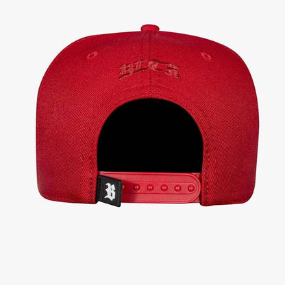 Blck Snapback Red B Line Contour