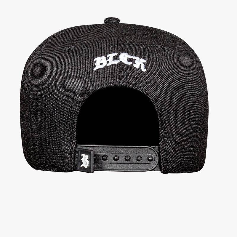 Blck Snapback Black Stamped Copper