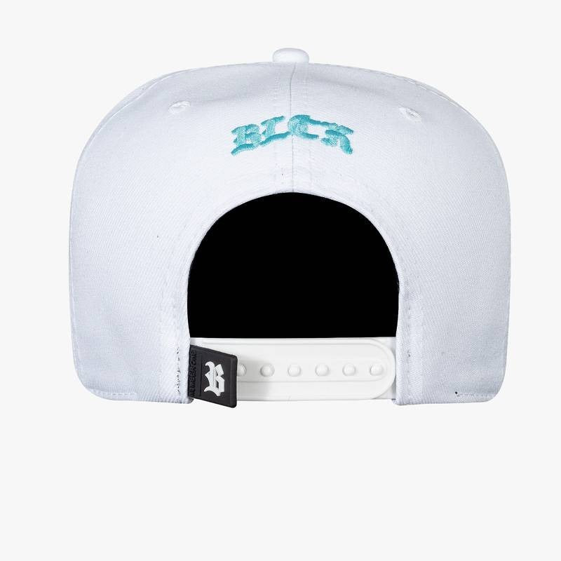 Snapback White Bear Verniz Turquoise