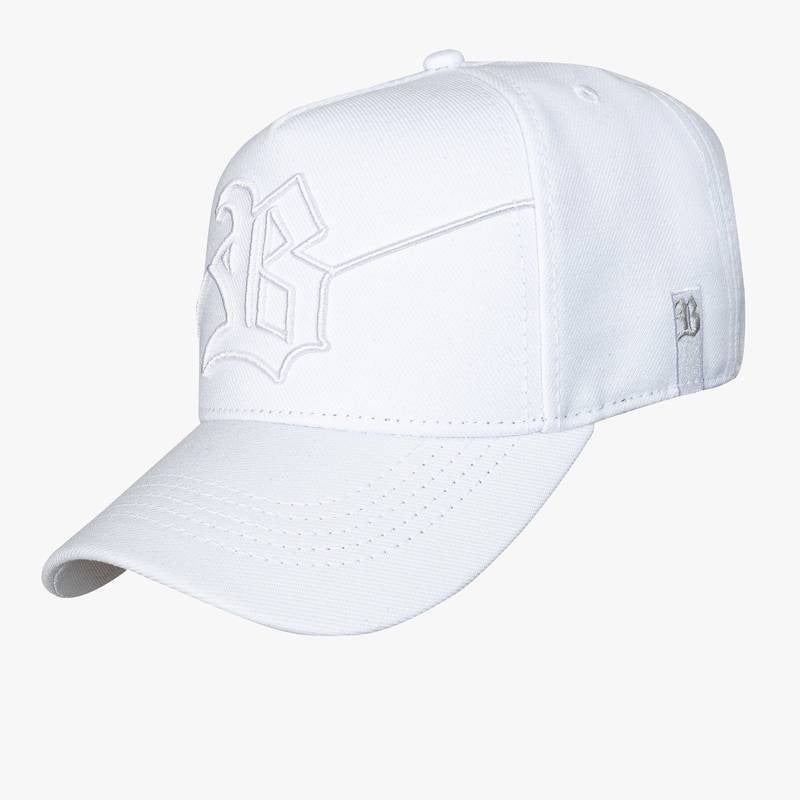 Snapback White B Line Contour